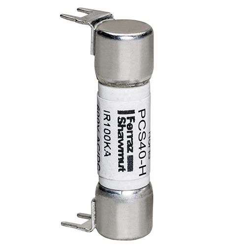 PCS40-H - PC Mount Fuse 600V 40A Fast-Acting Double Hole Mount PCS - Midget Series